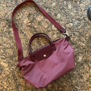 Longchamp Pliage Nylon Print Tote